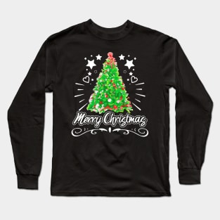 Christmas Tree Merry Christmas Long Sleeve T-Shirt